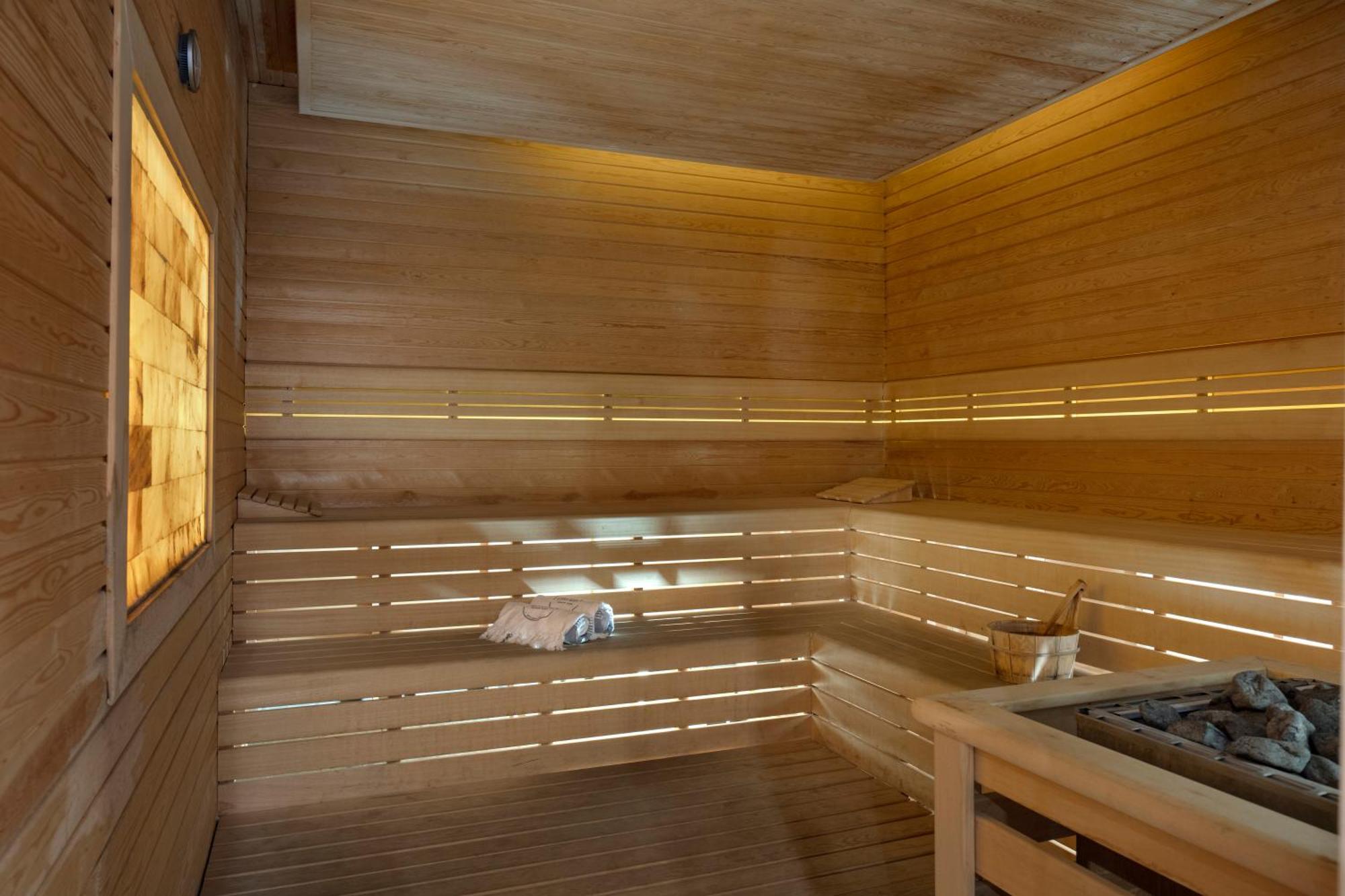 Отель Hilton Istanbul Bakirkoy Экстерьер фото A modern Finnish sauna